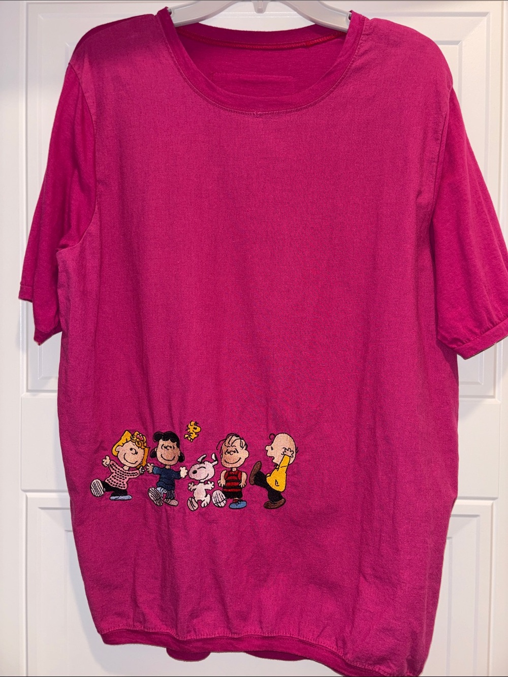 Vintage Peanuts Snoopy Embroidered Shirt